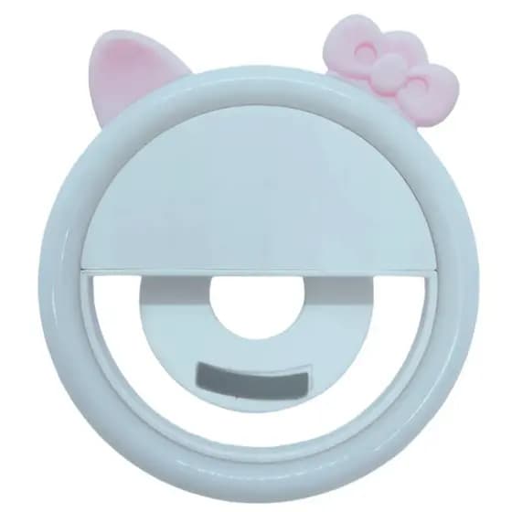 Mini Ring Light Anel Luminoso para Celular com Clip  portátil