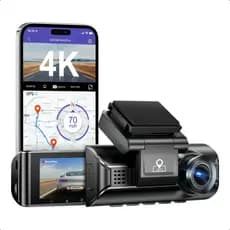 Câmera Veicular Azdome M550 Pro Ultra Hd 4k Uber Cartão 64gb