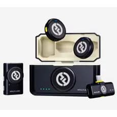 Microfone Lapela Bluetooth sem fio Hollyland Lark M2 USB-C Alcance Com Cancelamento de Ruído 30H