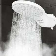Chuveiro Ducha Moment Zagonel 4 Temperaturas Branco Banheiro Elegante Resistente Relaxante Moderno