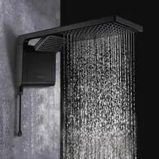 Chuveiro Eletrônico Ducha Acqua Duo Ultra Preto Fosco 220V 7800w 6800w Lorenzetti