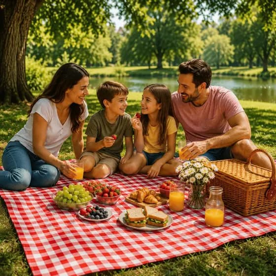 Toalha de Mesa Piquenique Quadrada Xadrez Camping Outdoor Picnic Impermável