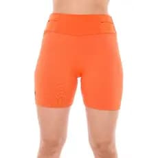 Short feminino academia fitness laranja premium