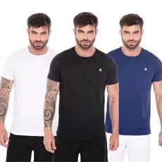 KIT 3 CAMISETAS DRY FIT MASCULINA