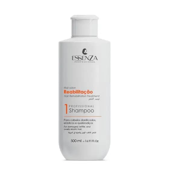 Shampoo Reabilitação Essenza - Limpeza Suave e Leve Ação Reparadora de Danos