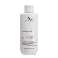 Mascara Reabilitação Passo 3 Essenza 500ml - Selagem Final Suavidade e Cuidado Prolongado