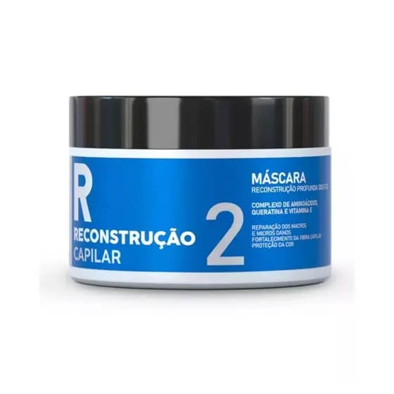 Mascara Reconstrução Capilar Essenza 300g - Formula Reconstrutora Queratina e Vitamina E Capilar