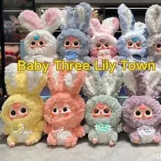 Baby Three Lily Rabbit Town Blind Box Plush Presente de aniversário de série limitada