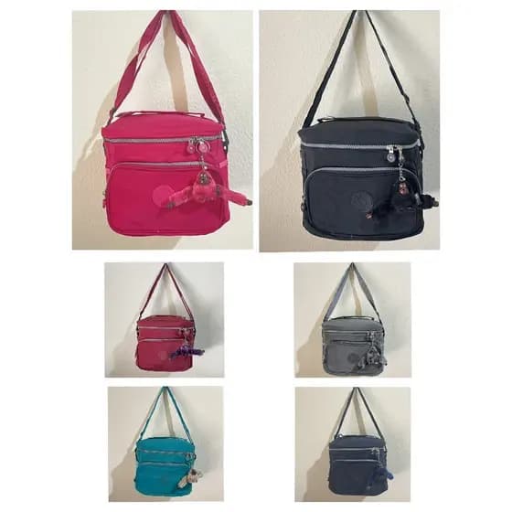Lancheira grande bolsa térmica fitness viagem faculdade trabalho feminino masculino e macaco chaveiro