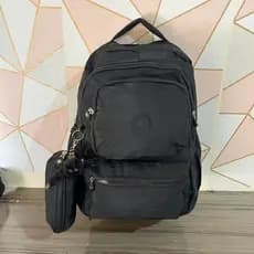 Mochila grande de nylon para escola, trabalho