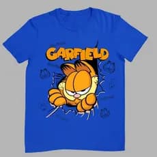Camiseta Garfield infantil | Camiseta 100% Algodão Camiseta Unissex estampada