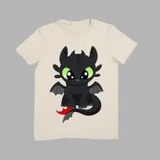 Camiseta básica infantil | Camiseta 100% Algodão | Camiseta estampada desenho