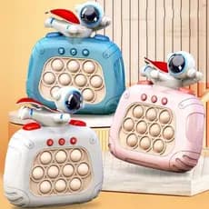 Pop It Eletrônico Astronauta Game Fidget Toy Anti Stress Memória Luz e Som