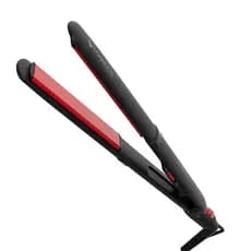 Prancha De Cabelo Cadence PAC280 Preta E Vermelha Bivolt 210 Graus Aquece Rápido Alisa E Modela Fios