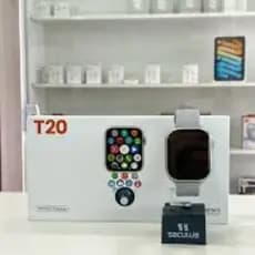 Smartwatch T20 Ultra 49mm Tela 2.09" + 2 Pulseiras Faz Ligação Foto na Tela