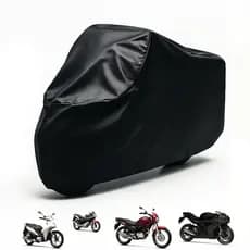 Capa Para Cobrir Moto Protetora Couro Impermeável Sol Chuva Uv Forro