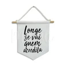 Flâmula decorativa frases para sala, quarto - flamula bandana para casamento e festa - bandeira