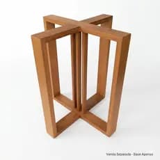 Base Para Mesa de Jantar Leidy Confortse Madeira Maciça