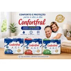 Fralda Descartável Geriátrica Adulto para Idoso Unissex Tamanho M G EG