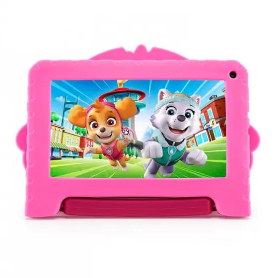 Tablet Infantil 7 Multilaser Patrulha Canina Skye NB422 com Controle Parental, Wi-Fi e Bluetooth