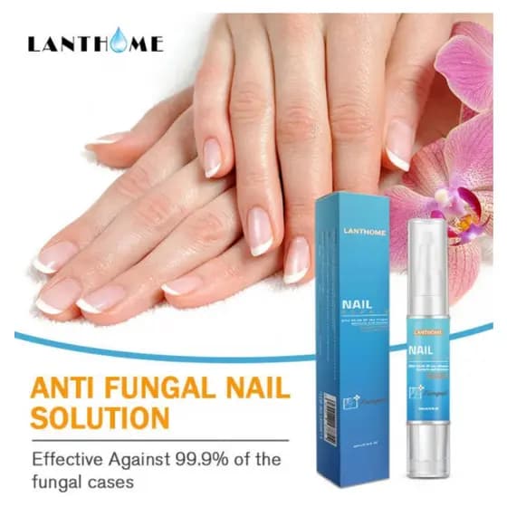 Caneta Antimicose para Unhas LANTHOME Solução Antifúngica Tratamento Contra Fungos