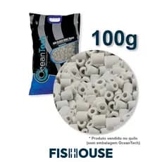 Mídia biológica - Bio Glass (100g -Granel) - OceanTech