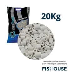 Mídia biológica - "Bio Glass" Cerâmica (10,15,20Kg) a Granel - Ocean Tech