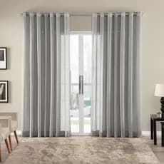 Cortina Voil Gaze de Linho 3m (3,00) de Largura Sala/Quarto Sem Forro