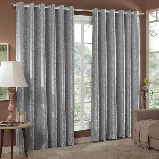 Cortina Jacquard voil 3,00 x 2,50m Veda Luz Sala/Quarto -PROMOÇÃO