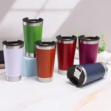 Copo Térmico Inox nox com Tampa Abridor de Cerveja 473 ml | Com Abridor de Garrafa
