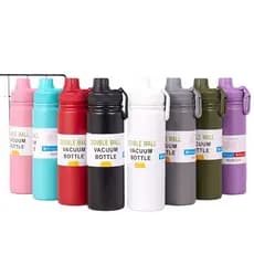 Garrafa 800ml Inox 304 Squeeze Isotermica Quente e Frio com Trava de Segurança e Alça