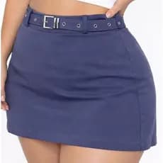 Short  Saia Alfaiataria com Cinto Elegante