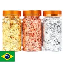 Folha De Ouro Decorativo 10g - Trabalho Artístico