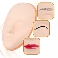 Rosto Sintético Artificial 5 D Treino Micro pigmentação Com Base Metade mole Metade Dura