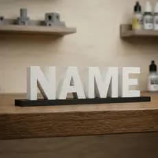 Letreiro Nome Personalizado - Placa Decorativa Com Seu Nome