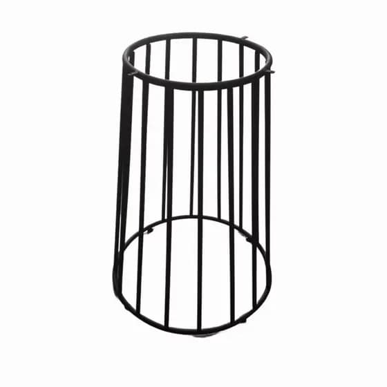 Pé de Mesa Ferro Aramado Cone Preto Pintura Eletrostática