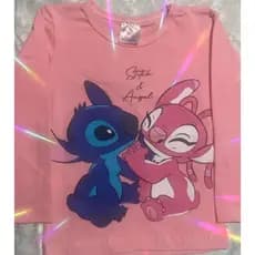 Kit 4 Blusas Sortidas Algodão Inverno manga comprida infantil Menina Tamanho  2 ao 12 anos pers