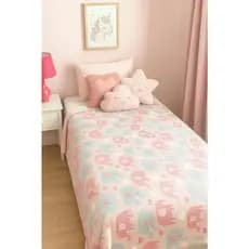 Cobertor manta infantil feminino menina brilha no escuro