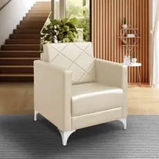 Poltrona Helena Decorativa Clinica  RECEPÇÃO CORINO