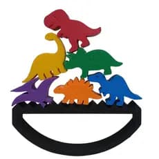 Brinquedo Jogo dos Dinossauros Equilíbrio Ecológico