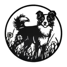 Decoração de Parede Ecológica Modelo Cachorro