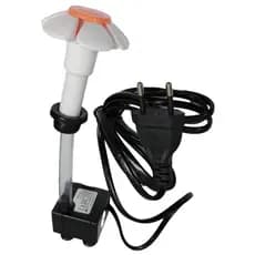 Kit flor dispensadora de água laranja mini bomba submersa bombinha movimentação de água mangueirinha  para montagem de fontes e bebedores bebedouros aquários