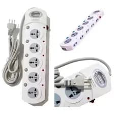 Régua Extensão elétrica 16 Tomadas Universal Bivolt 5 Metros