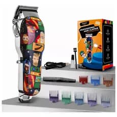 Maquina Cortar Cabelo barbeiro profissional Vem com 8 pentes