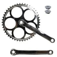 Pedivela Fixa 46 Dentes Cromado 170mm Single Speed