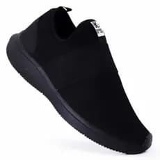 Tênis Kross Preto Meia Feminino Slip-on Esportivo Casual  Confortável Academia Caminhada Dia a Dia