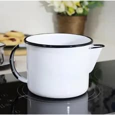 Caneca com Bico e Alça Esmaltada 1 Litro - Metallouça