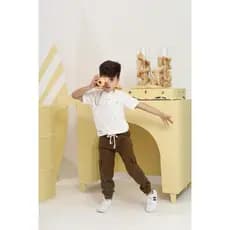 Calça Cargo Infantil Masculina Calça Cargo Brim Infantil e Juvenil com botão  com Bolsos – Confortável e Estilosa