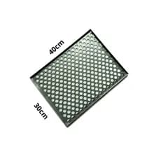Grelha churrasqueira sem cabo 30x40cm Aço Galvanizado