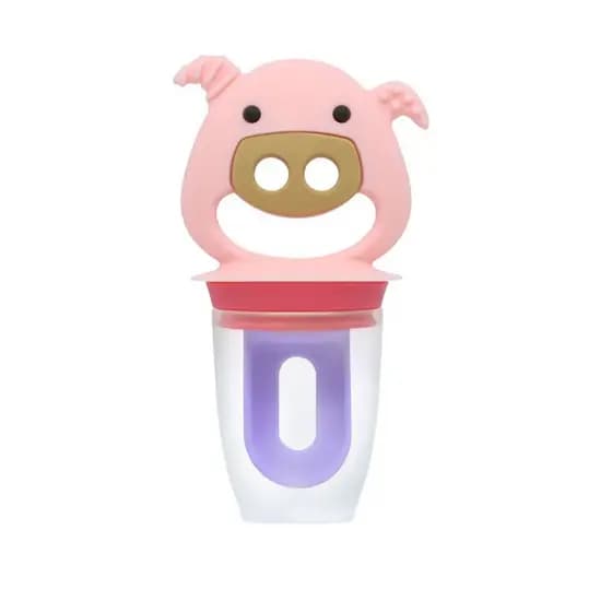 Alimentador em Silicone 3em1 porquinha Pokey Marcus & Marcus